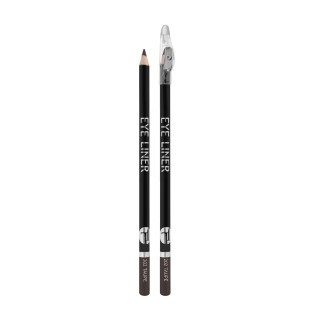 Карандаш деревянный для глаз Eye Liner Jovial Luxe 202 Матовый Taupe Серо-коричневый
